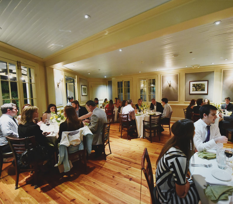 picture of Main Dining room which can be reserved for private parties